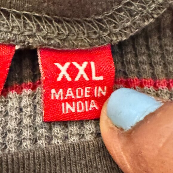 Vintage VANS LONG SLEEVE‎ Striped THERMAL XXL 05/2010 - Picture 4 of 10